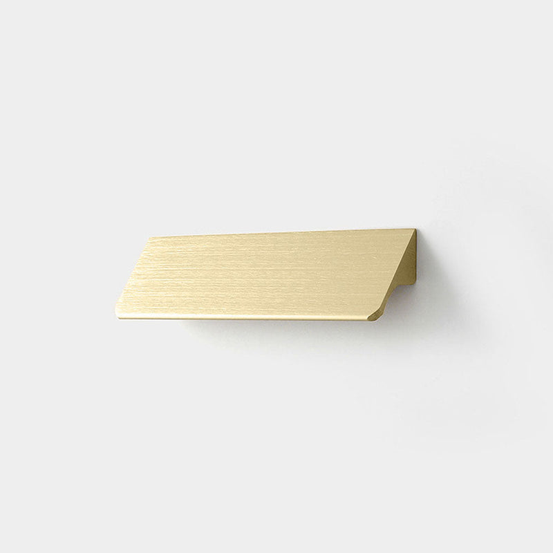 Brushed Gold Edge Pull Handle