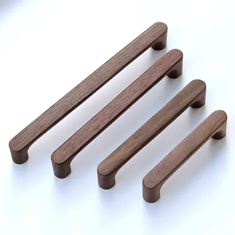 Walnut Wood Cabinet Handles