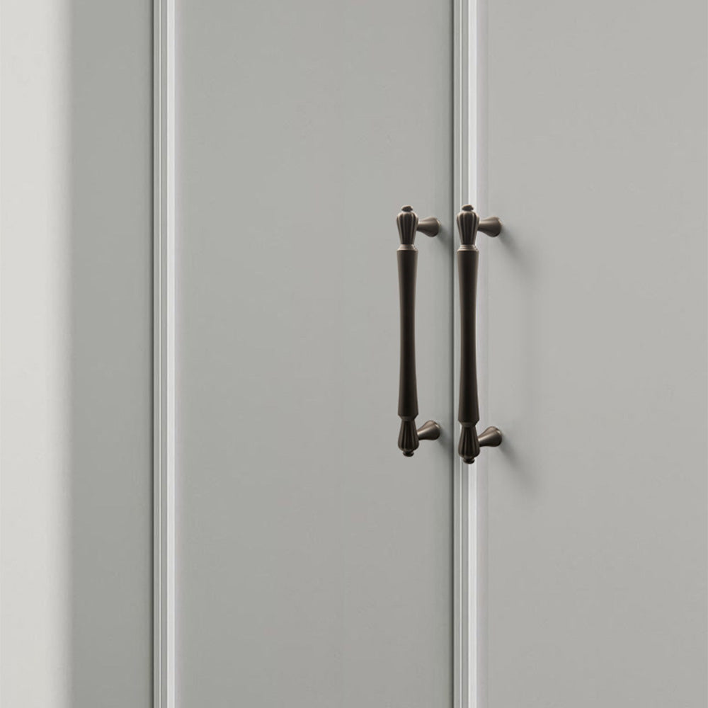 Stylish Grey T-Bar Cabinet Drawer Handles