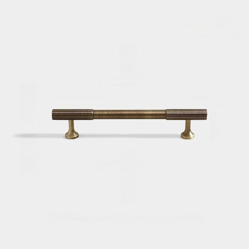 Luxury Stripe Antique Bronze Pure Copper Cabinet Handles