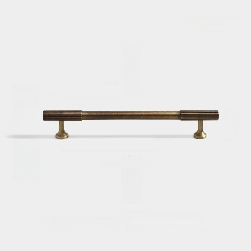 Luxury Stripe Antique Bronze Pure Copper Cabinet Handles