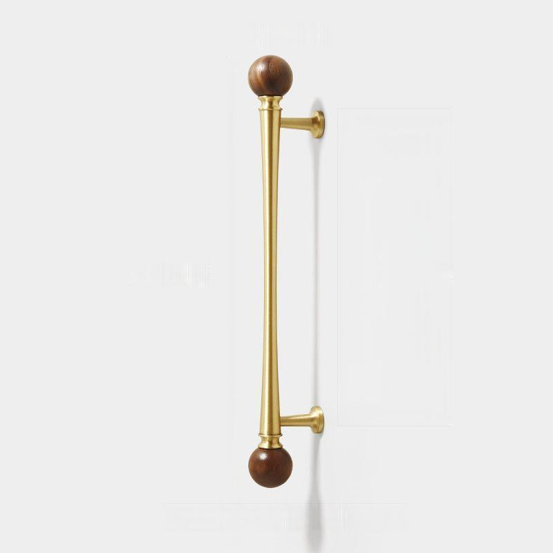 Moderne Messing Walnussgold Küchenschrankgriffe