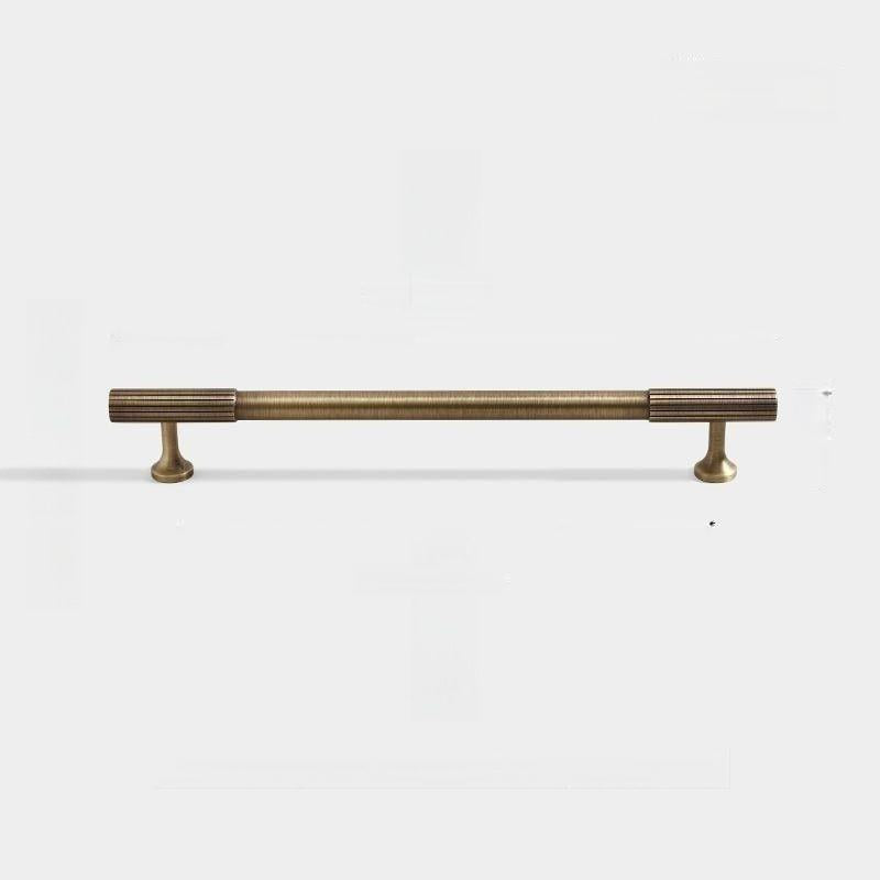 Luxury Stripe Antique Bronze Pure Copper Cabinet Handles