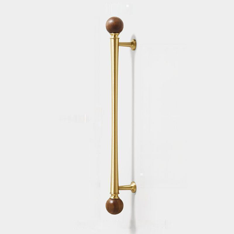 Moderne Messing Walnussgold Küchenschrankgriffe