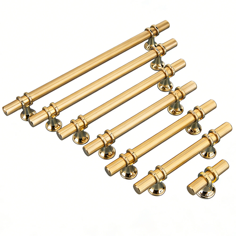 Möbelgriffe aus Gold-Zinklegierung