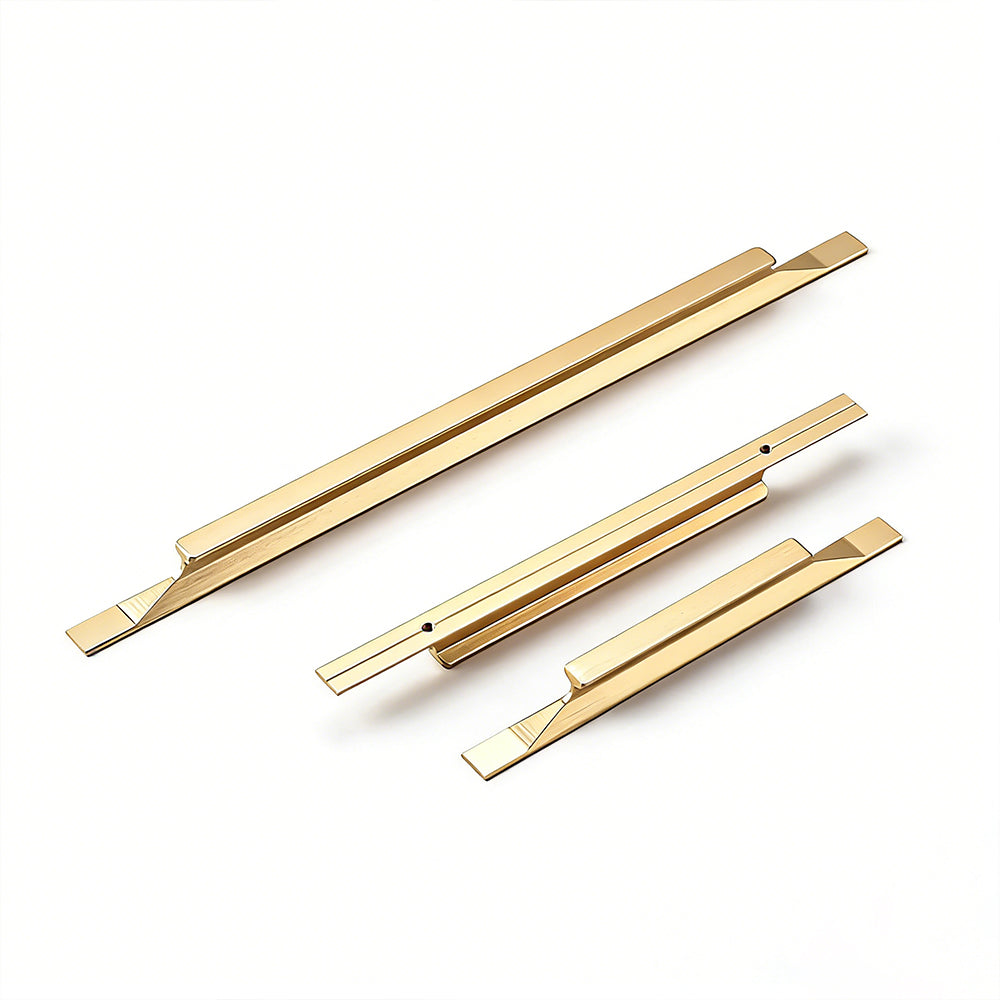 Brushed Gold Edge Cabinet Handle