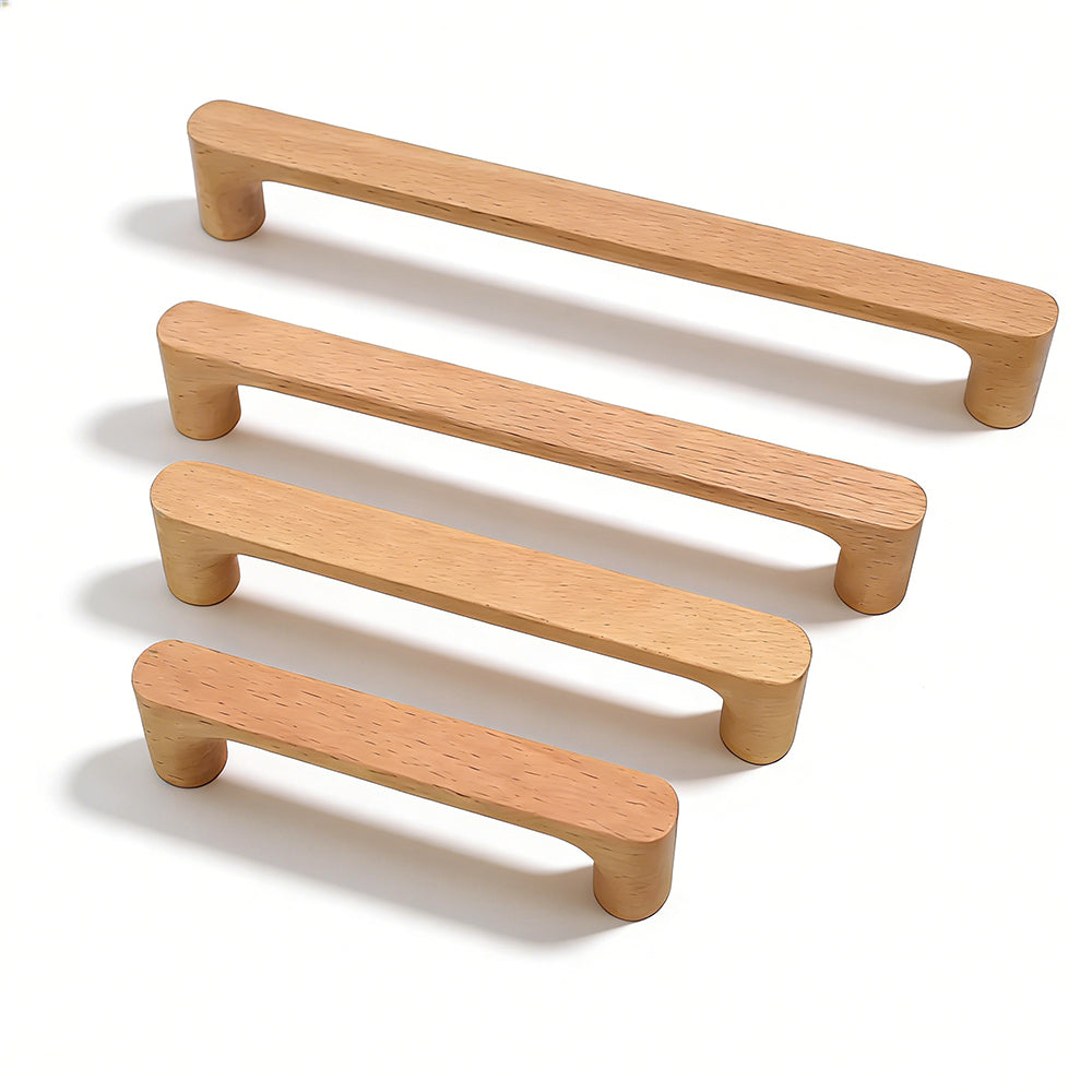 Beech Wood Cabinet Handles