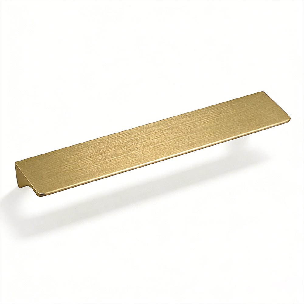 Brushed Gold Edge Pull Handle