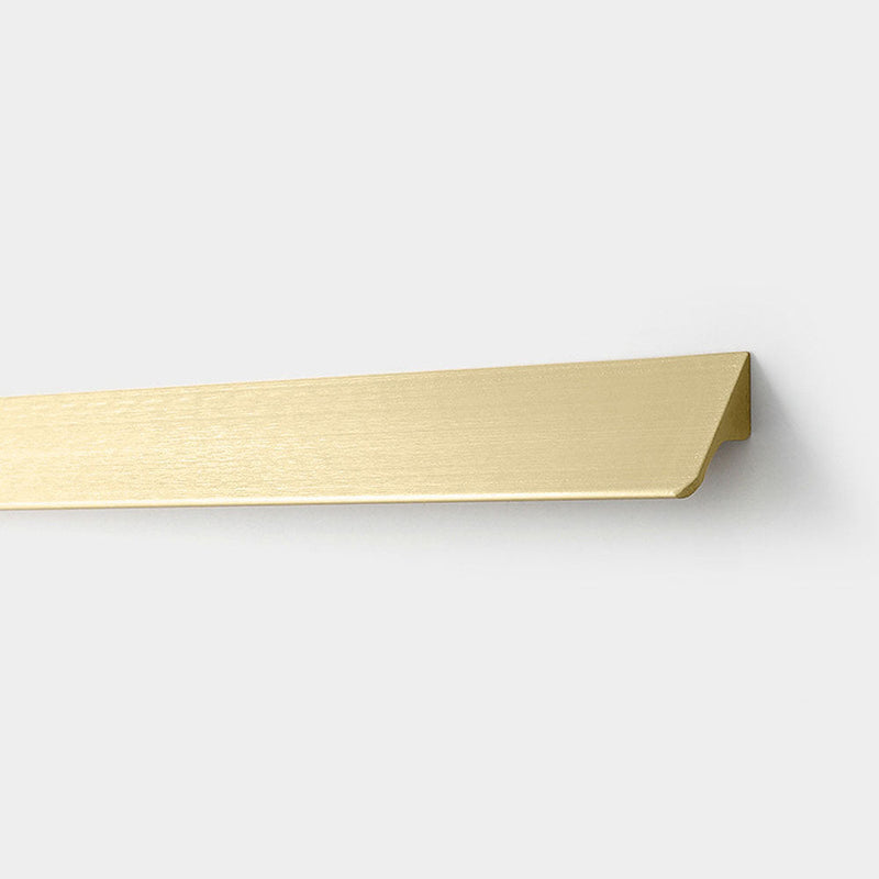 Brushed Gold Edge Pull Handle