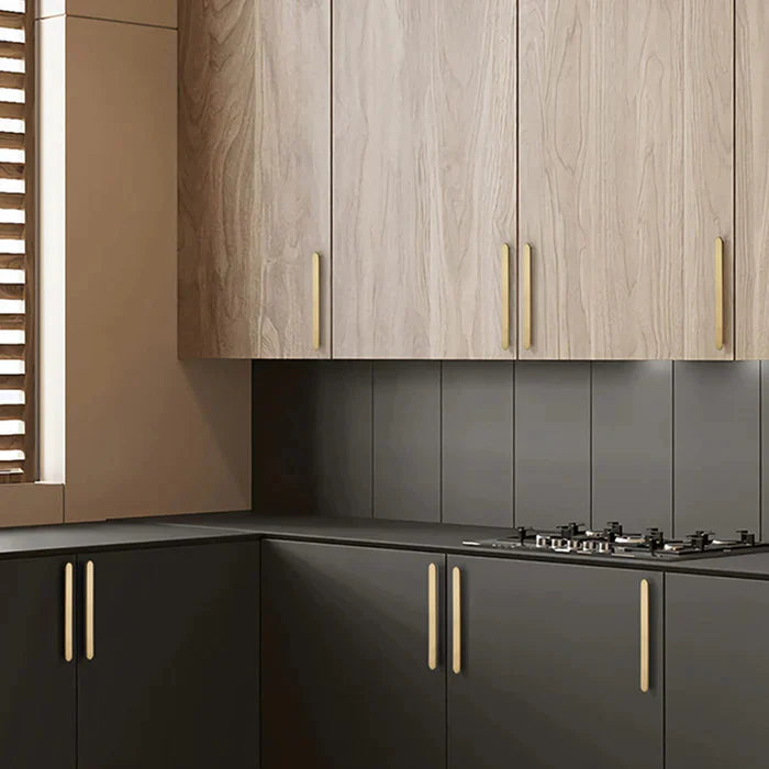 Brushed Gold Cabinet Bar Handles