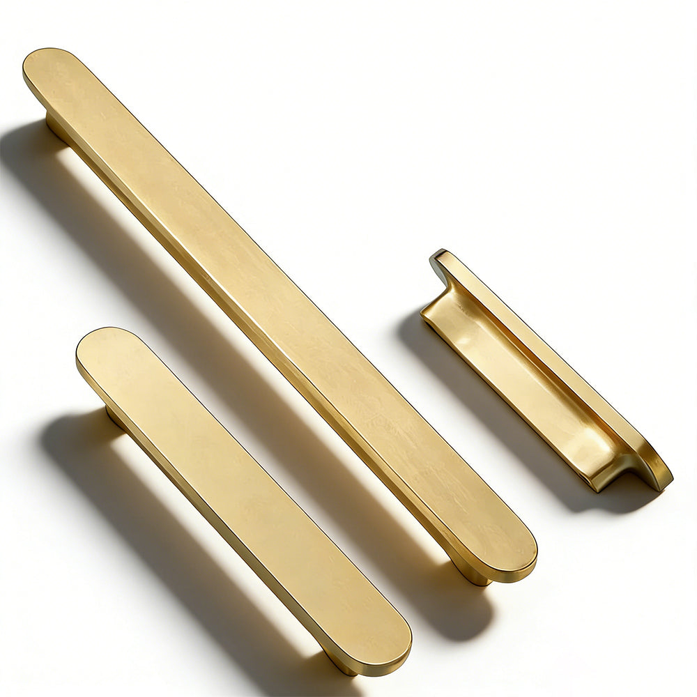 Gebürstete Goldene Schrankgriffe