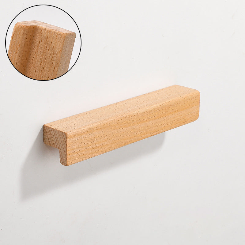 Küchenschubladengriffe aus Buchenholz
