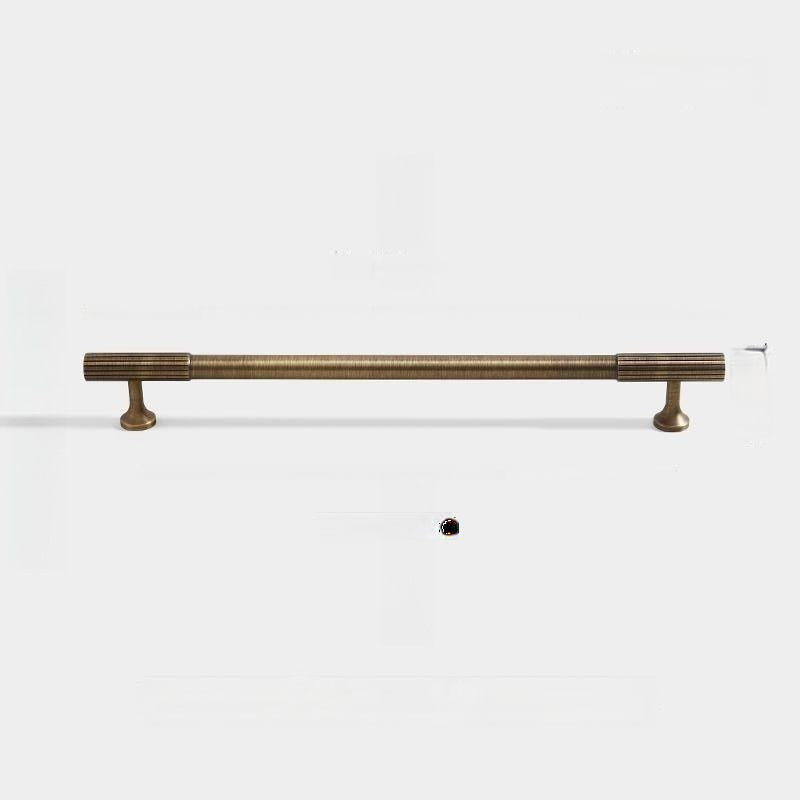 Luxury Stripe Antique Bronze Pure Copper Cabinet Handles