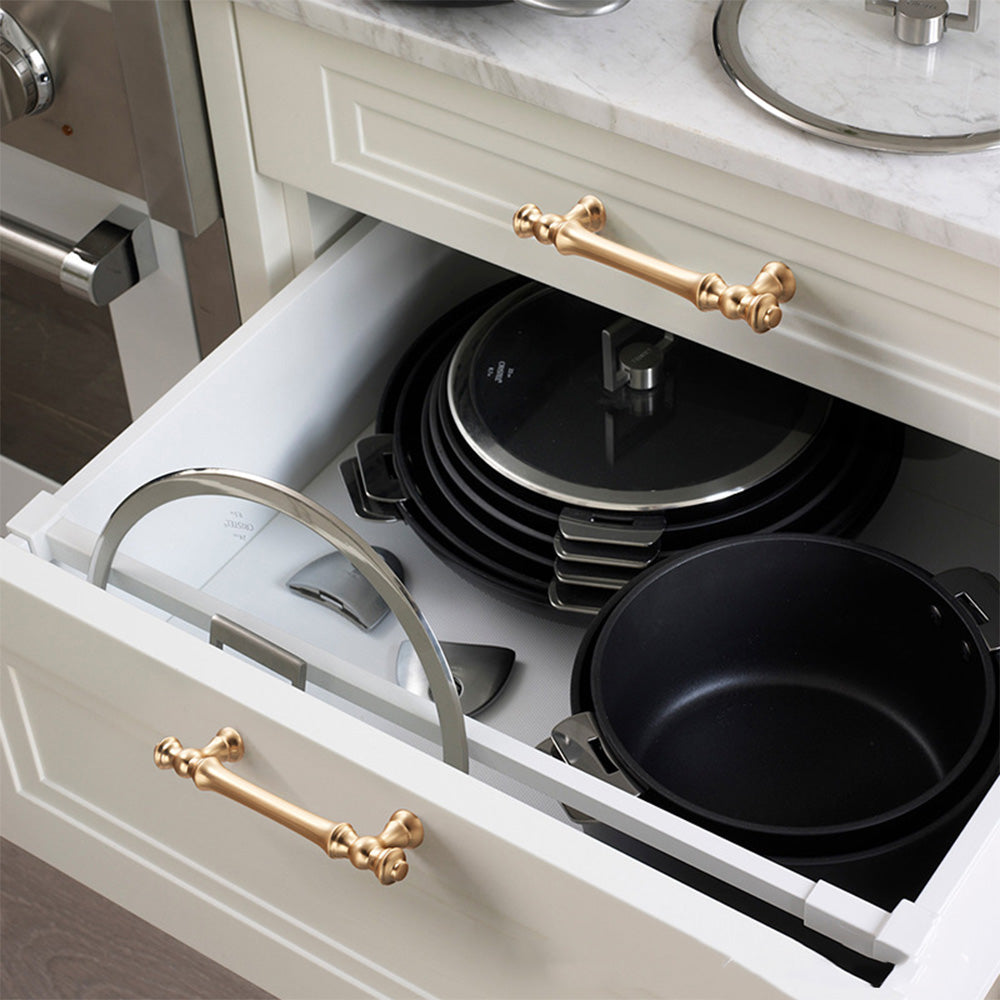 Modern Gold Aluminium Kitchen Cabinet Dresser Handles