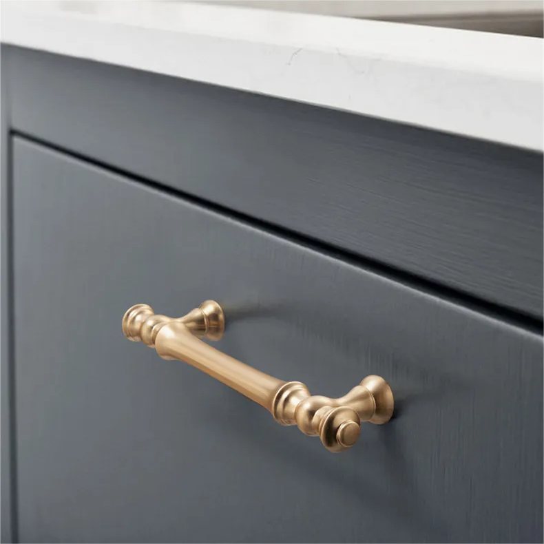 Modern Gold Aluminium Kitchen Cabinet Dresser Handles