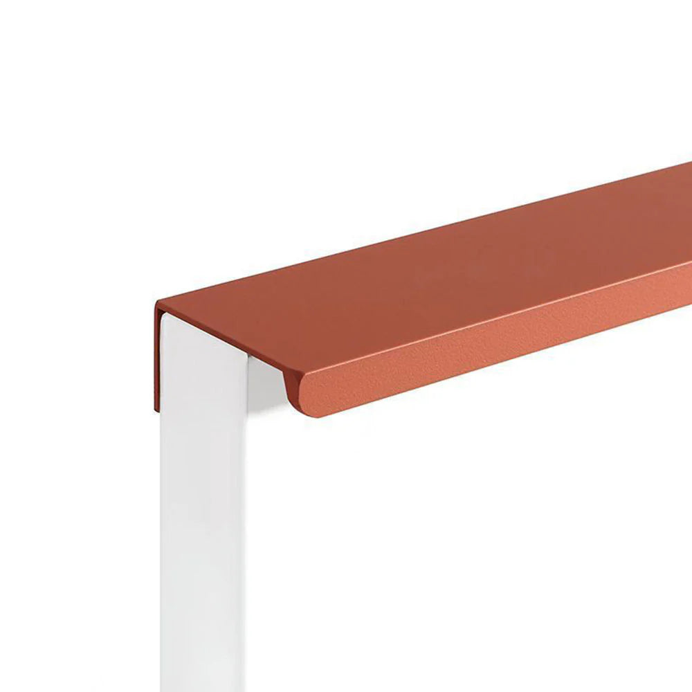 Modern Orange Aluminium Cabinet Edge Pull Profile Handles