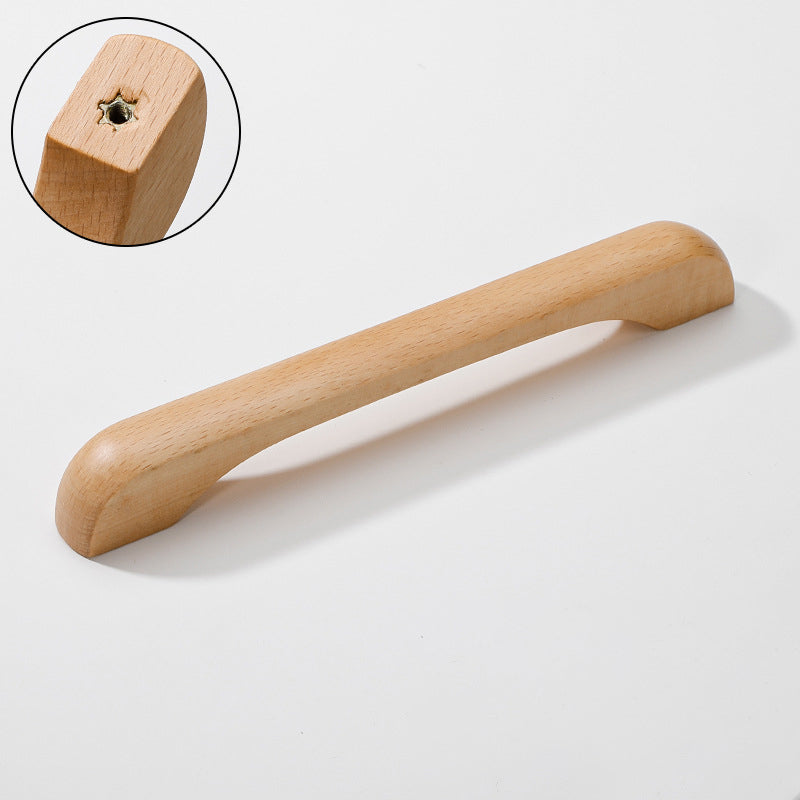 Moderne Schubladengriffe aus Buchenholz