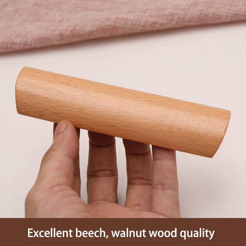 Simple Beech Wood Cabinet Handles