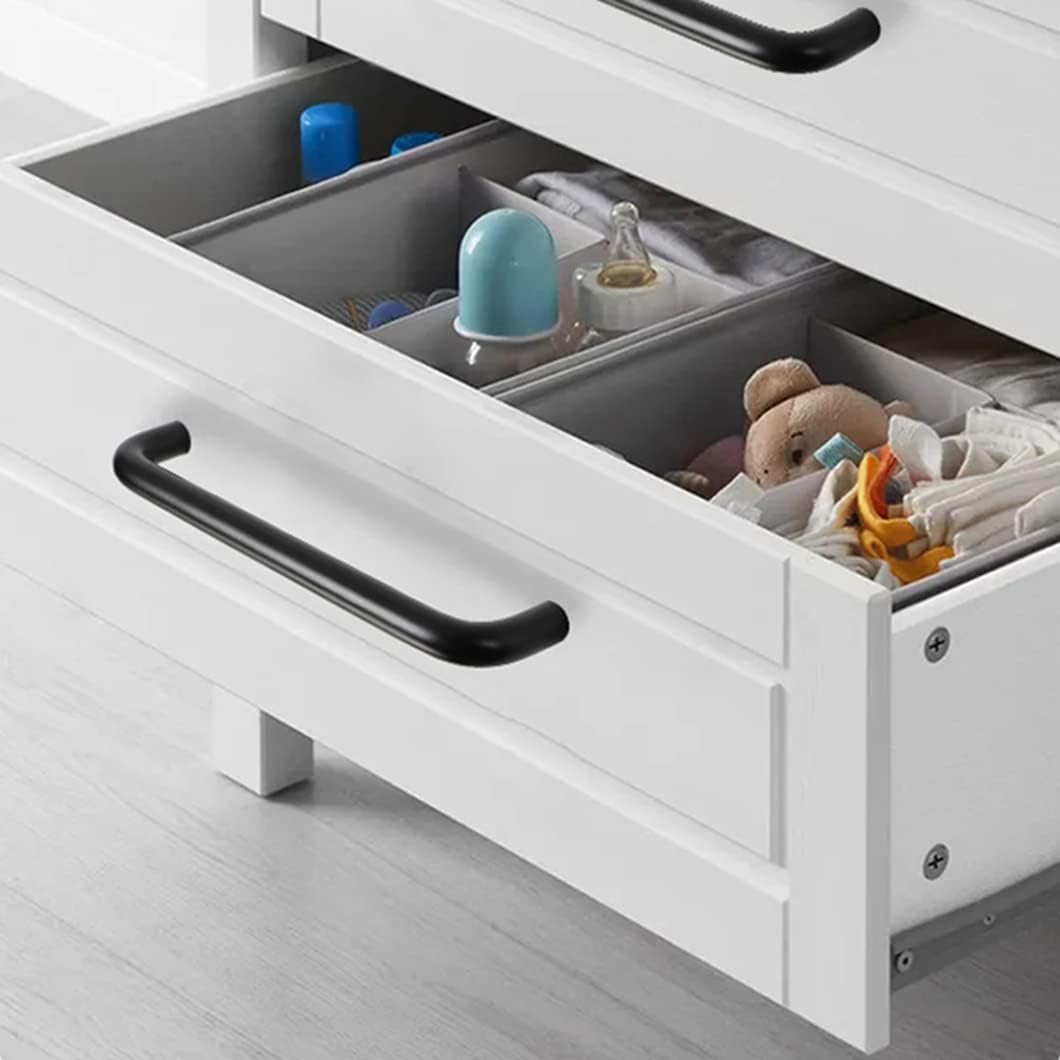 Schwarze Kleiderschrankgriffe aus Aluminiumlegierung für Kinderzimmer
