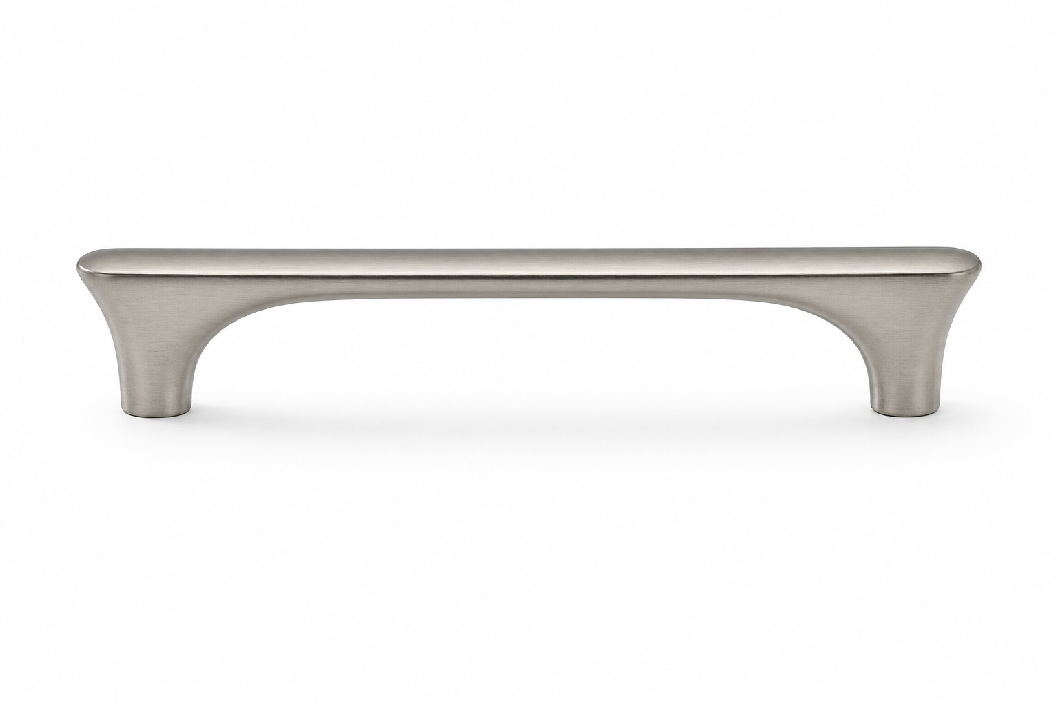 Brushed Nickel Zinc Alloy Cabinet Handles For Kitchen