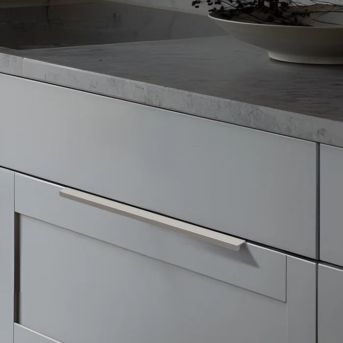 Modern Grey Aluminium Cabinet Profile Edge Pulls