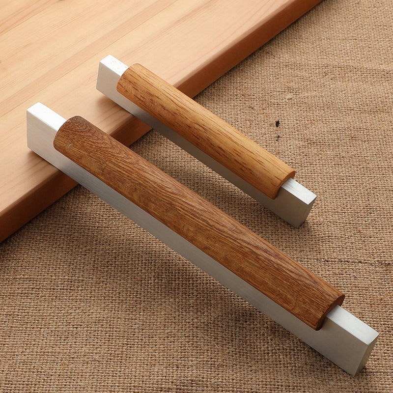 Silver Wood Kitchen Cabinet Handles