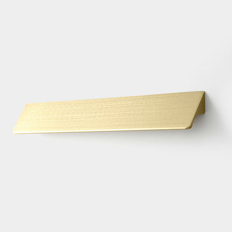 Brushed Gold Edge Pull Handle