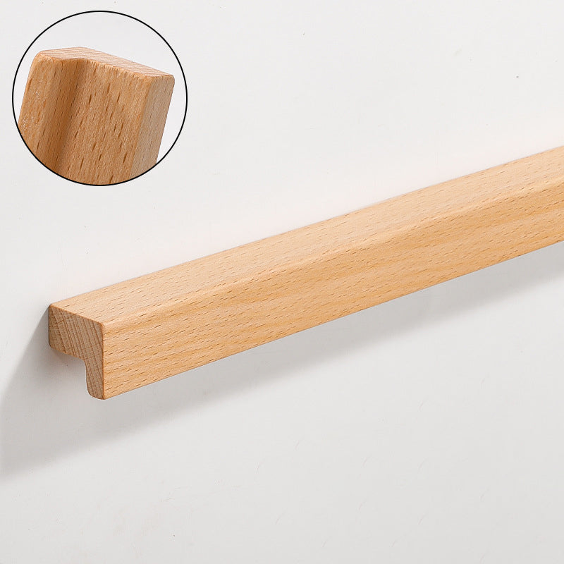 Küchenschubladengriffe aus Buchenholz