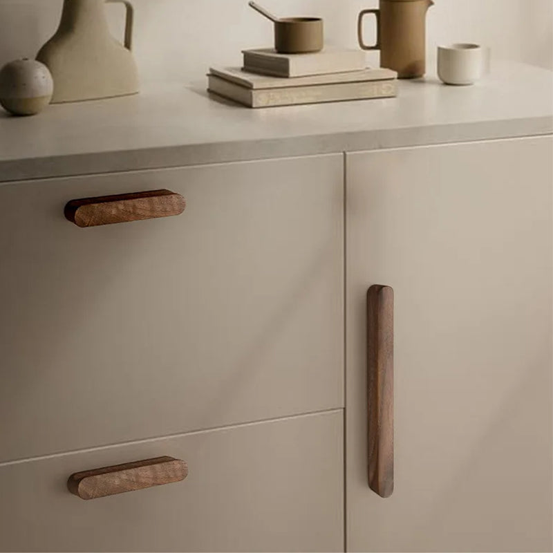 Walnut Cabinet Handles for Drawers