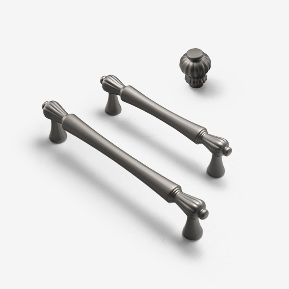 Stylish Grey T-Bar Cabinet Drawer Handles