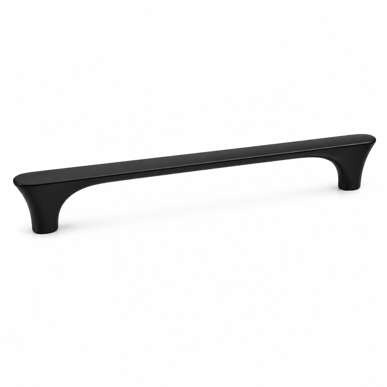 Matt Black Zinc Alloy Cabinet Handles For Kitchen
