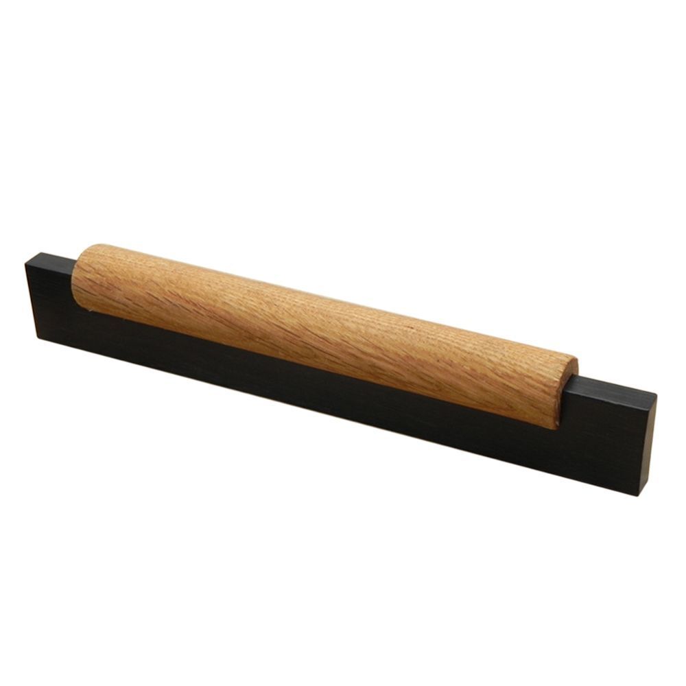 Black Wooden Kitchen Cabinet Handles Bar Pulls for Cabinets