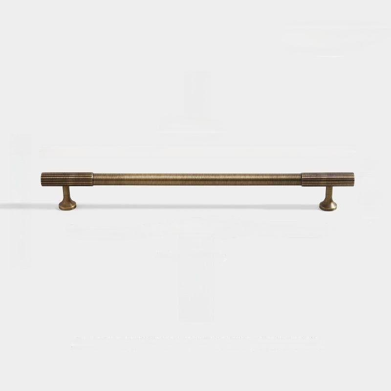 Luxury Stripe Antique Bronze Pure Copper Cabinet Handles