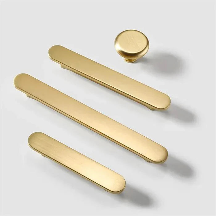Gebürstete Goldene Schrankgriffe