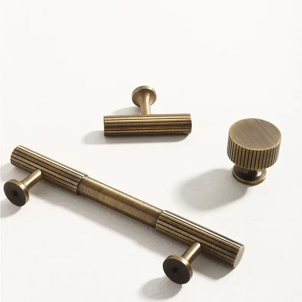 Luxusstreifen Antik Bronze Reines Kupfer Schrankgriffe