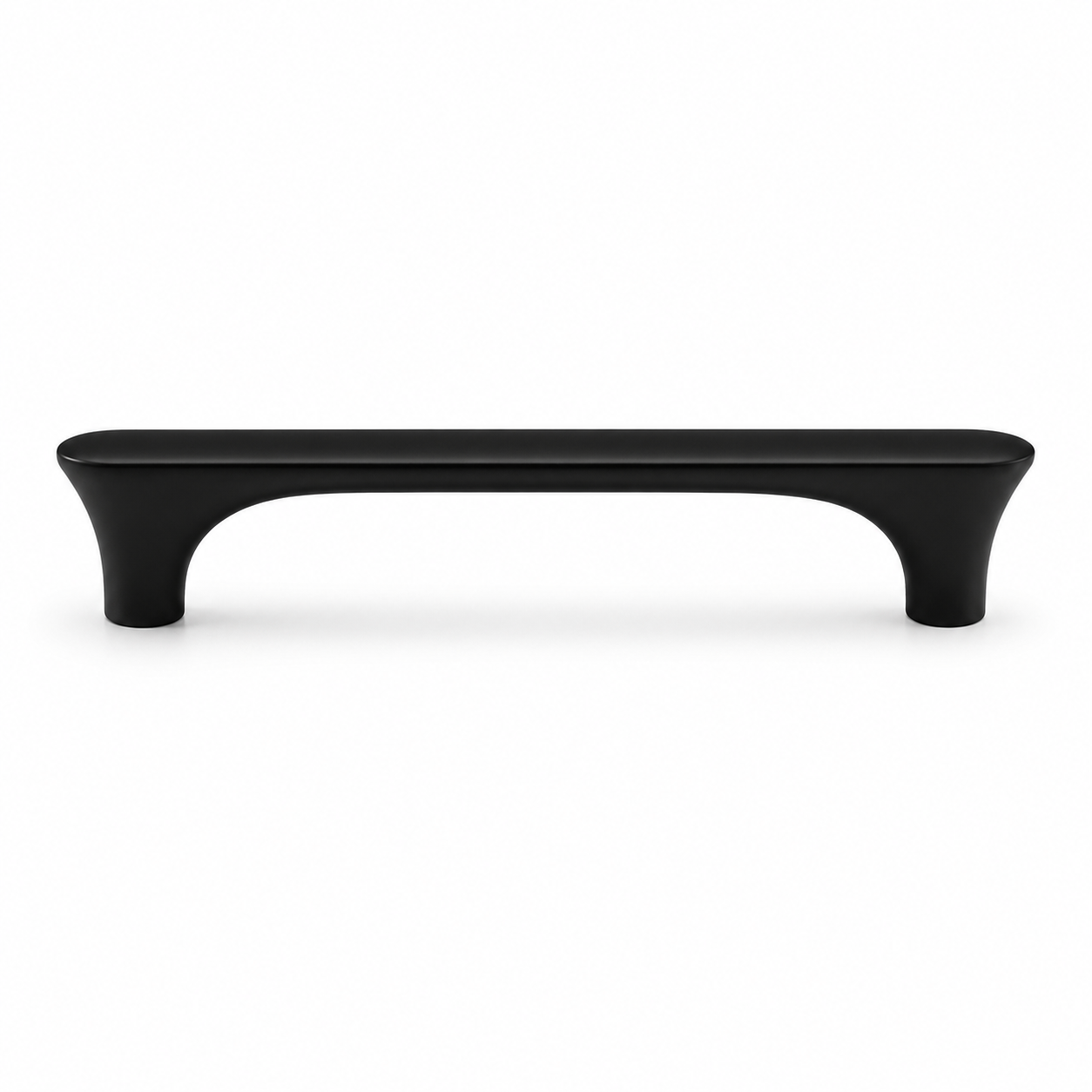 Matt Black Zinc Alloy Cabinet Handles For Kitchen