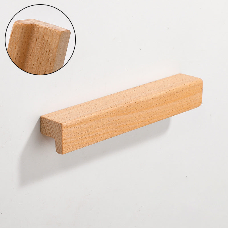 Küchenschubladengriffe aus Buchenholz