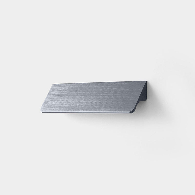 Brushed Grey Edge Pull Handle