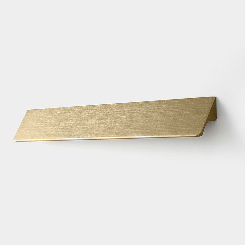Brushed Gold Edge Pull Handle