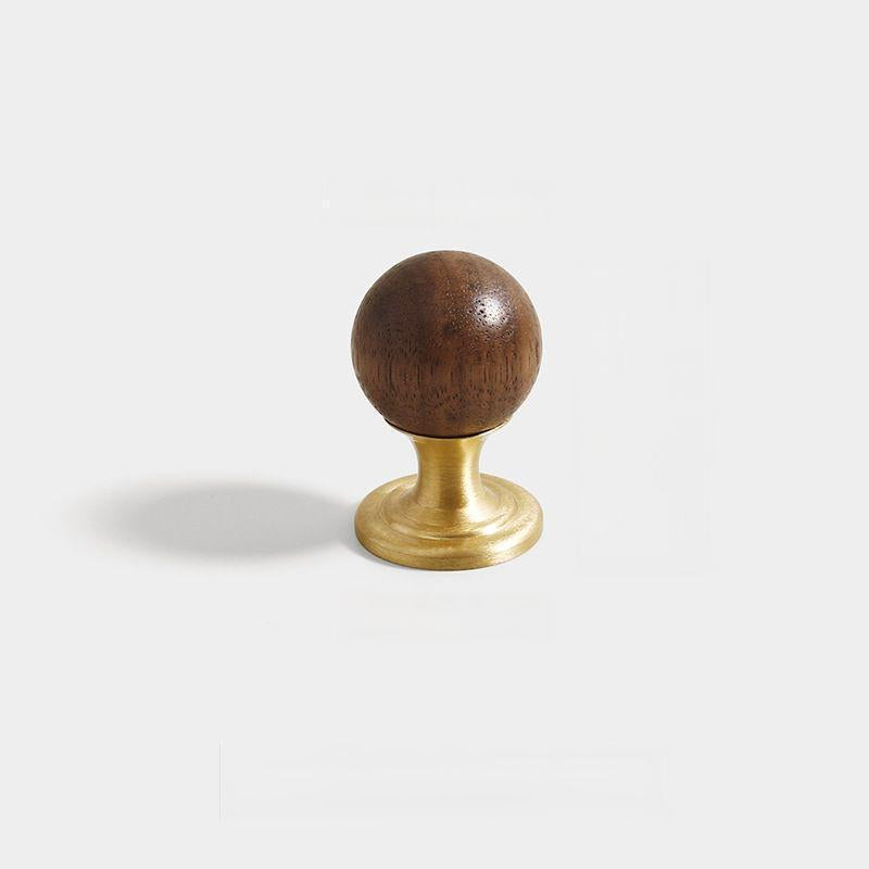 Moderne Messing Walnussgold Küchenschrankgriffe