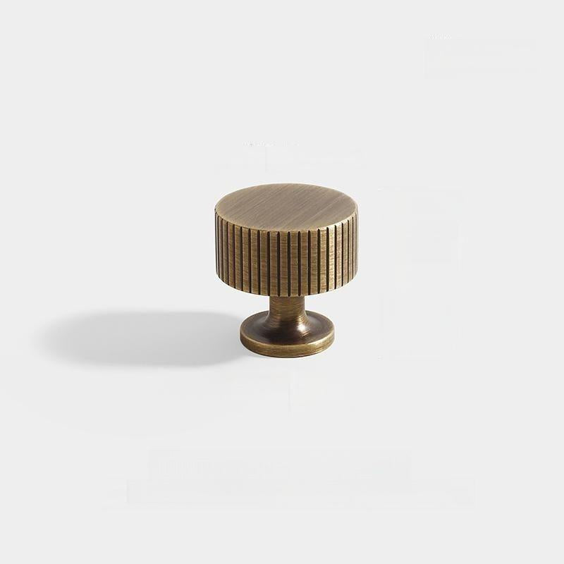 Luxury Stripe Antique Bronze Pure Copper Cabinet Handles